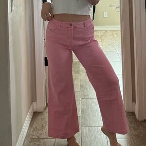 Lizard Thicket “Tribe” boutique jeans - Size Large - Pink